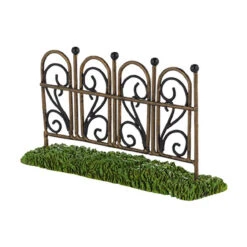 Department 56 Pack Of 2 Bronze And Black My Garden Fence Accessories 4"