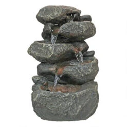 11" Waterfall Cascading Peaceful Garden Fountain -Christmas Decoration Store dotsc20dw35127 2 19352.1665520525