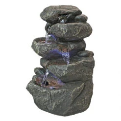11" Waterfall Cascading Peaceful Garden Fountain -Christmas Decoration Store dotsc20dw35127 3 65936.1665520525