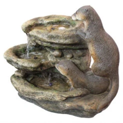 21.5" Sea Otters Garden Sculptural Fountain 8 21.5" Sea Otters Garden Sculptural Fountain -Christmas Decoration Store dotsc20dw97060 4 17620.1587644200