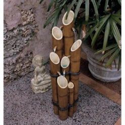 46.5" Bamboo Peaceful Garden Sculptural Fountain -Christmas Decoration Store dotsc20ky1712 3 64413.1588357063