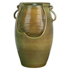 21" Rippling Jar Ceramic Cascading Outdoor Fountain -Christmas Decoration Store dotsc20ss11344 2 29485.1664292610