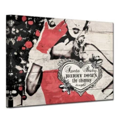 Beige And Red Christmas Santa Baby Lady Wrapped Rectangular Wall Art Decor 16" X 20" 5 Beige And Red Christmas Santa Baby Lady Wrapped Rectangular Wall Art Decor 16" X 20" -Christmas Decoration Store drhan vmtq154 gwc1620 3 52134.1588393445