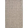 10' X 14' Solid Brown And Gray Rectangular Area Throw Rug