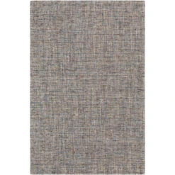 2' X 3' Plaid Patterned Brown And Gray Rectangular Area Throw Rug