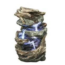 10.5" Cascading Water Tranquil Garden Fountain