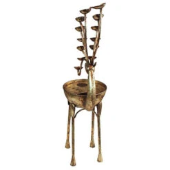 38.5" Deer Antler Cascading Falls Metal Outdoor Garden Sculptural Fountain -Christmas Decoration Store dtosc20fu80103 3 40297.1665089291