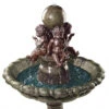 50" Four Splashing Cherubic Children Sculptural Outdoor Garden Fountain