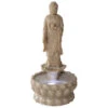 32.5" Illuminated Buddha Spiritual Sculptural Garden Fountain