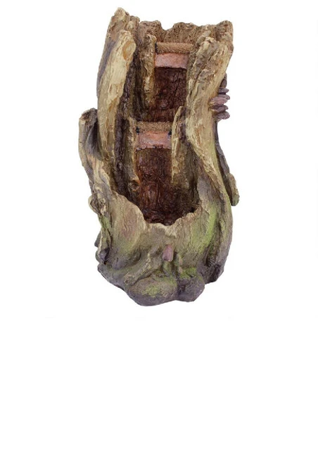 17" Unique Two Tiered Cascading Waterfall Illuminated Garden Fountain 2 17" Unique Two Tiered Cascading Waterfall Illuminated Garden Fountain - Image 2