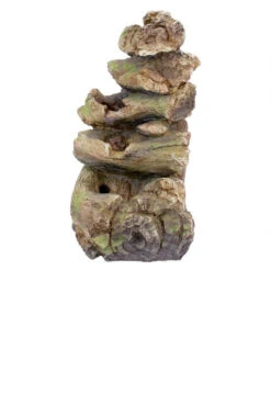 17.5" Illuminated Cascading Four-Tiered Falls Outdoor Garden Fountain -Christmas Decoration Store dtosc20qn164053 4 45696.1587644034