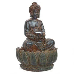 15" Buddha Peaceful Sculpture Fountain 5 15" Buddha Peaceful Sculpture Fountain -Christmas Decoration Store dtosc20ss5615 3 85146.1665520523