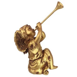 13.5" Angels Of St. Peters Square Trumpeting Cherub -Christmas Decoration Store dtosc je30802 4 20158.1663776143