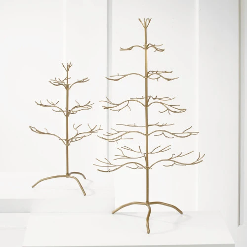 25" Jewelry Storage Twig Tree Decorative Tiered Organizer - Gold 2 25" Jewelry Storage Twig Tree Decorative Tiered Organizer - Gold - Image 2