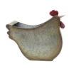 9.25" Unique Galvanized Metal Rooster Decor With Heart Wing - 34135857