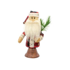 8.25" Red And White Santa Bell