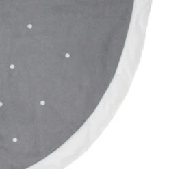 48" Gray And White Traditional Happy Santa Christmas Tree Skirt -Christmas Decoration Store dyno202487220 1b 21077.1638200922
