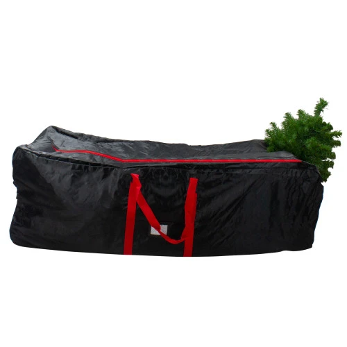 58" Black Rolling Artificial Christmas Tree Storage Chest For 9ft Trees 1 58" Black Rolling Artificial Christmas Tree Storage Chest For 9ft Trees