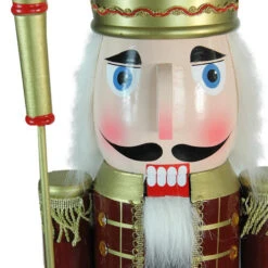 Northlight 48" Burgundy And White Wooden Christmas Nutcracker King With Scepter 9 Northlight 48" Burgundy And White Wooden Christmas Nutcracker King With Scepter -Christmas Decoration Store ehp4xfxfbwe9h7jliv2oce0o9pfbzpdk 57236.1664901050
