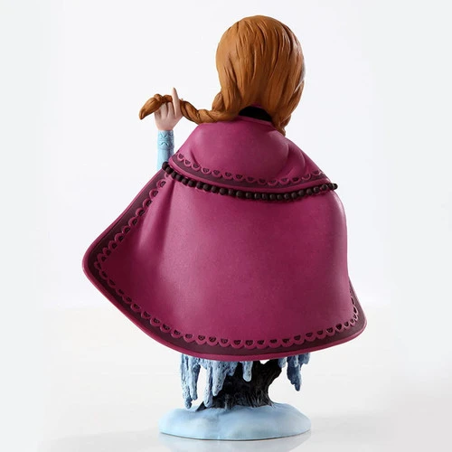 Enesco 7" Blue And Burgundy Red Frozen Anna Christmas Tabletop Figurine 3 Enesco 7" Blue And Burgundy Red Frozen Anna Christmas Tabletop Figurine - Image 3