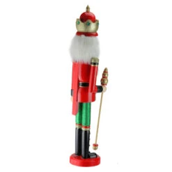 Northlight 24" Red And Green Wooden Christmas Nutcracker King With Scepter -Christmas Decoration Store fmff0xyztsfuuynytliczkctc2t0fleq 59824.1664990623