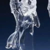 Roman 10" Ice Crystal LED Lighted Christmas Angel Figure Holding Baby