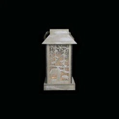 9.5" Lighted Wooden Bear Silhouette Lantern Christmas Decoration -Christmas Decoration Store gerson 2424950a 3 58014.1588369197