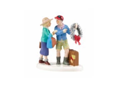 Department 56 3.35" Blue And Green Back For The Holidays Christmas Figurine