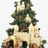 Set Of 2 Musical LED Nativity Tree With Triple Rotation Decorative Figurine 13"