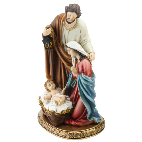 Northlight 11.5" Vibrantly Colored Holy Family Christmas Nativity Tabletop Decor 2 Northlight 11.5" Vibrantly Colored Holy Family Christmas Nativity Tabletop Decor - Image 2