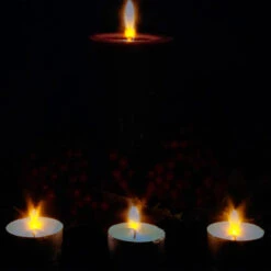 Northlight Red And Green LED Lighted Candles Christmas Canvas Wall Art 12" X 15.75" -Christmas Decoration Store jlw7dpx60m7cjtubvgryxxm87abhkgvo 07280.1588415463