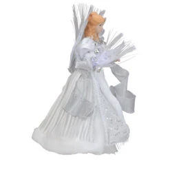 Kurt Adler 12" Silver And White LED Lighted Fiber Optic Angel Christmas Tree Topper 9 Kurt Adler 12" Silver And White LED Lighted Fiber Optic Angel Christmas Tree Topper -Christmas Decoration Store ksa ul1084 3 52317.1588415245