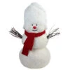 Northlight 24.5" Red And White Snowman With Scarf Christmas Tabletop Decor