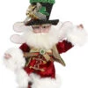 Mark Roberts White And Red Bah Humbug Christmas Fairy - Small 14"