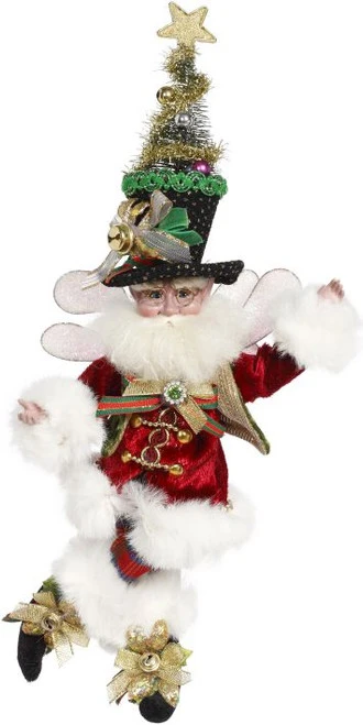 Mark Roberts White And Red Bah Humbug Christmas Fairy - Small 14" 1 Mark Roberts White And Red Bah Humbug Christmas Fairy - Small 14"