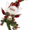 10" Green And Red Kris Kringle Mark Roberts Christmas Fairy Figurine