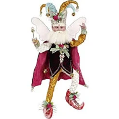 Mark Roberts Red And White Harlequin Christmas Fairy- Medium 16" -Christmas Decoration Store mark20roberts2051 97206 03 97165.1599267577