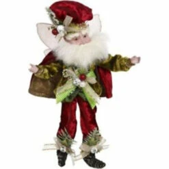 Mark Roberts Red And Gold Luxe Lodge Christmas Fairy - Medium 16" -Christmas Decoration Store mark20roberts2051 97244 03 55286.1664379669