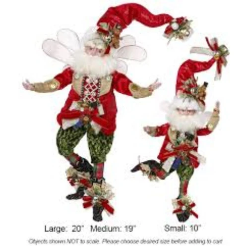 Mark Roberts Santa Red And White Claus Collectible Christmas Fairy - Medium 19" 3 Mark Roberts Santa Red And White Claus Collectible Christmas Fairy - Medium 19" - Image 3