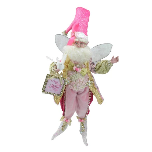 Mark Roberts Spirit Of Hope Breast Cancer Awareness Fairy - Medium 16" 1 Mark Roberts Spirit Of Hope Breast Cancer Awareness Fairy - Medium 16"