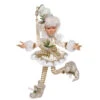 Mark Roberts Ivory And Gold Collectible North Pole Snowella Christmas Elf - Small 12"