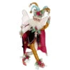 Mark Roberts Red And White Harlequin Christmas Fairy- Medium 16"