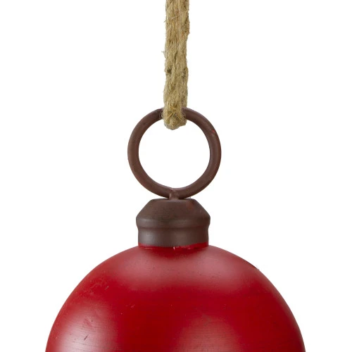 Melrose 9.5" Red And Bronze Vintage Inspired Christmas Sleigh Bell - 33879623 3 Melrose 9.5" Red And Bronze Vintage Inspired Christmas Sleigh Bell - 33879623 - Image 3