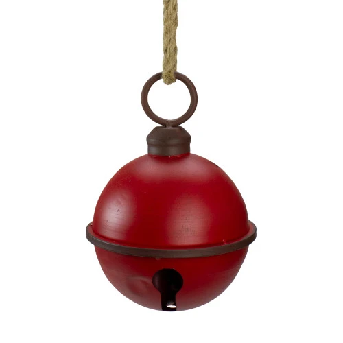Melrose 9.5" Red And Bronze Vintage Inspired Christmas Sleigh Bell - 33879623 1 Melrose 9.5" Red And Bronze Vintage Inspired Christmas Sleigh Bell - 33879623
