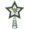 10" Lighted Blue And Yellow Star NCAA West Virginia Mountaineers Christmas Tree Topper