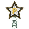 10" Lighted Black And Yellow Star MLB Pittsburgh Pirates Christmas Tree Topper