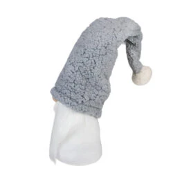 28" White And Gray Gnome With A High Pile Fleece Snowflake Bendable Winter Hat -Christmas Decoration Store meravic r731620a 2 72996.1587644959