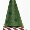 Roman 20" Green And Red Musical Rotating Christmas Cone Tree Tabletop Decor