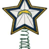 10" Yellow And Blue NFL San Diego Chargers Tree Topper