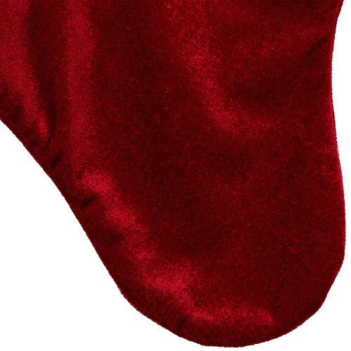 Northlight 20" Red And Black Leopard Cuff Christmas Stocking 6 Northlight 20" Red And Black Leopard Cuff Christmas Stocking - Image 6